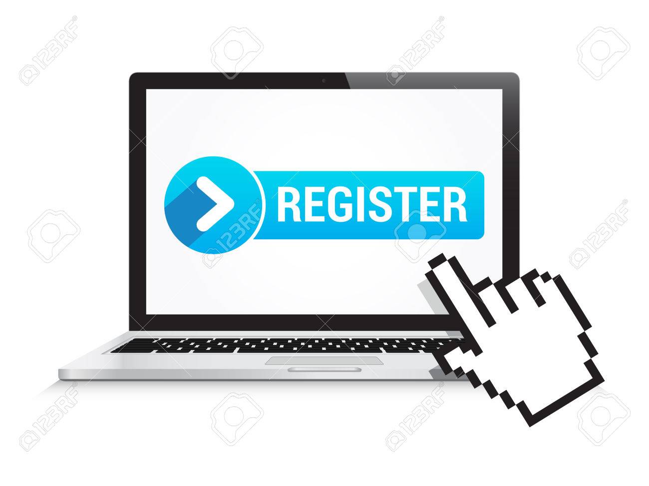47477335-laptop-button-register